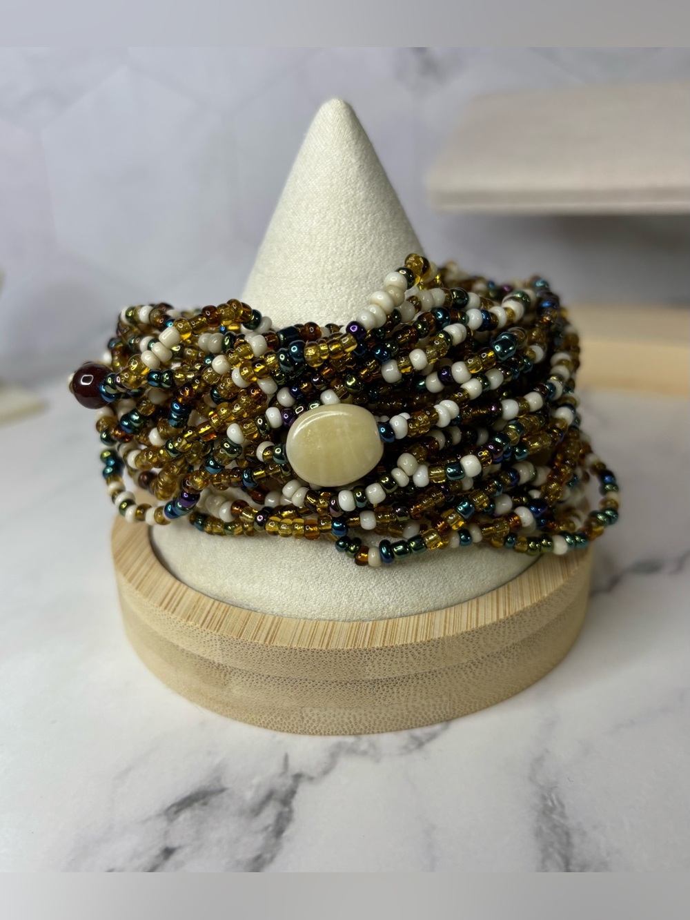 Multi strand Boho Seed Bead Bracelet NWT